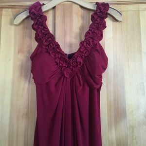 Burgundy Intermission Dress